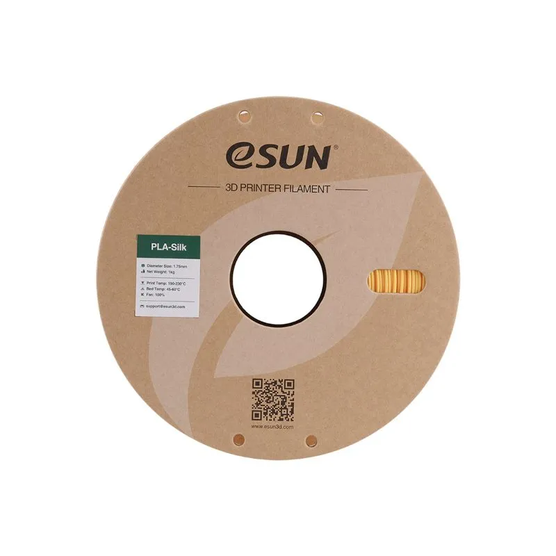 eSUN Silk-PLA Dark Yellow 1.75mm 1kg Filament - Image 4
