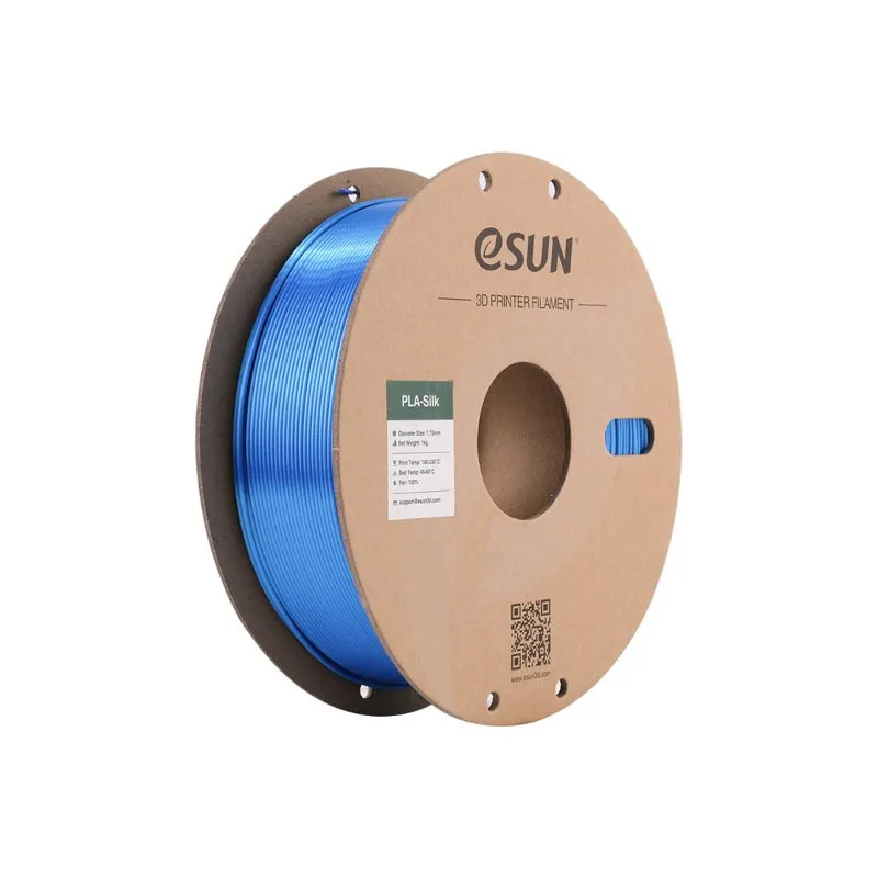 eSUN Silk-PLA Filament Cyan 1.75mm 1kg Spool