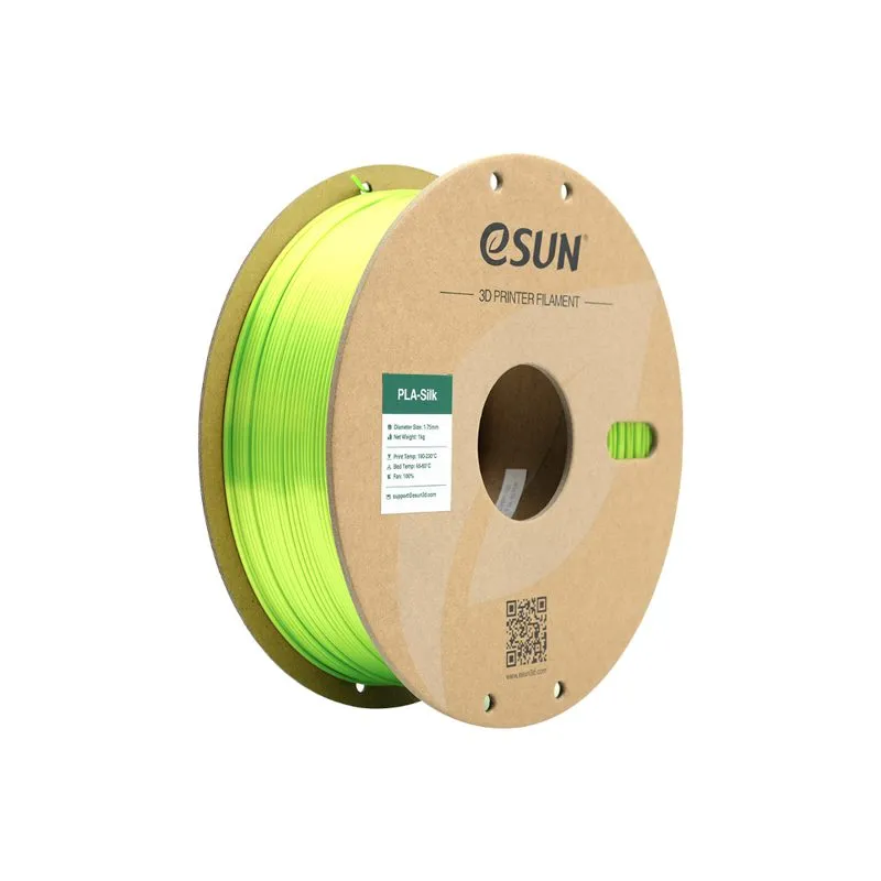 eSUN Silk PLA Lime 1.75mm 1kg 3D Printer Filament