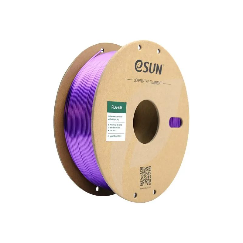 eSUN Silk-PLA Purple 1.75mm Filament Spool 1kg
