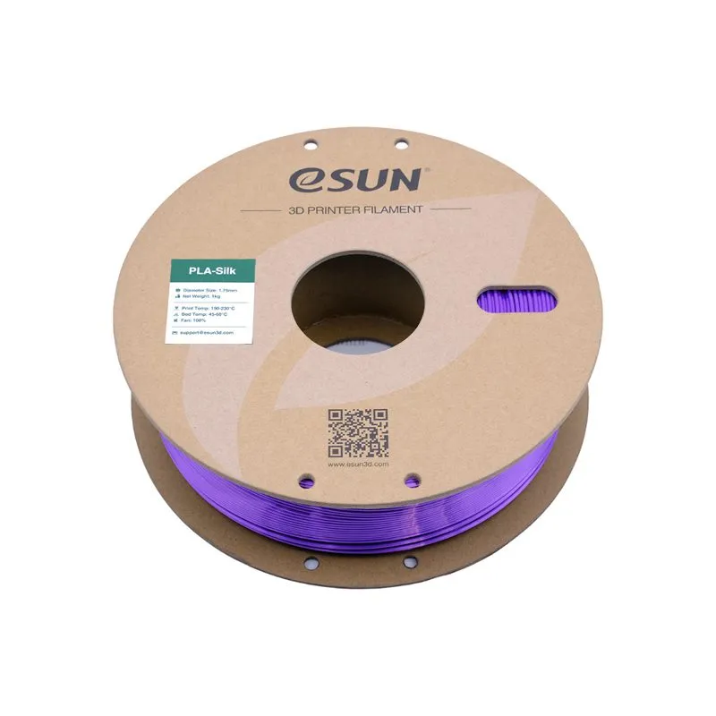 eSUN Silk-PLA Purple 1.75mm Filament Spool 1kg - Image 2