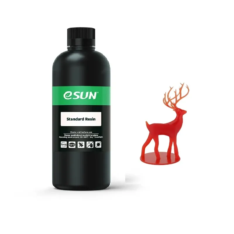 eSUN Standard Resin, Red, 1kg for LCD 3D Printers - Image 2