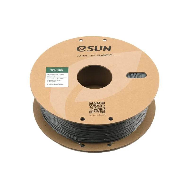 eSUN TPU-95A Grey 1.75mm 3D Printer Filament - Image 2