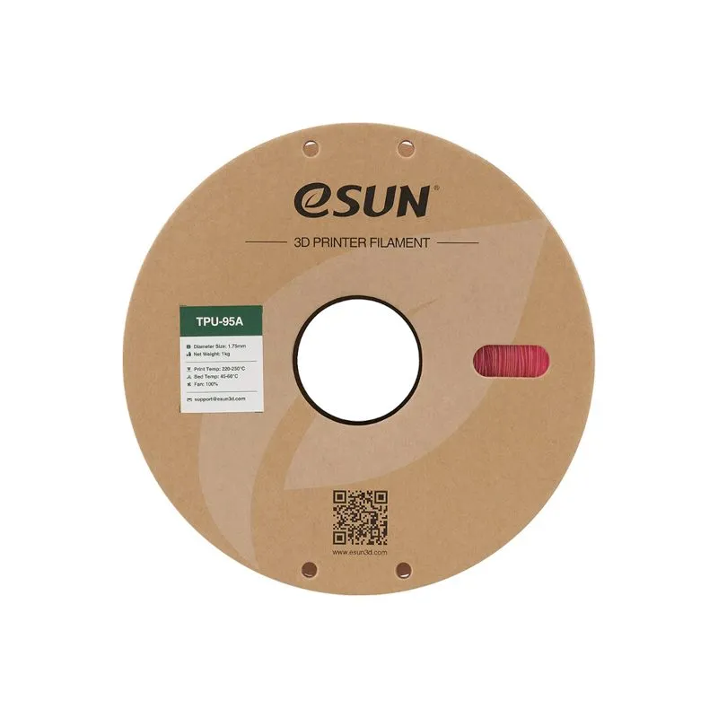 eSUN TPU-95A Translucent Pink 1.75mm 1kg Filament - Image 4