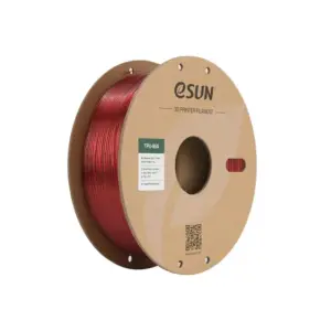 eSUN TPU-95A Transparent Red 1.75mm 3D Filament