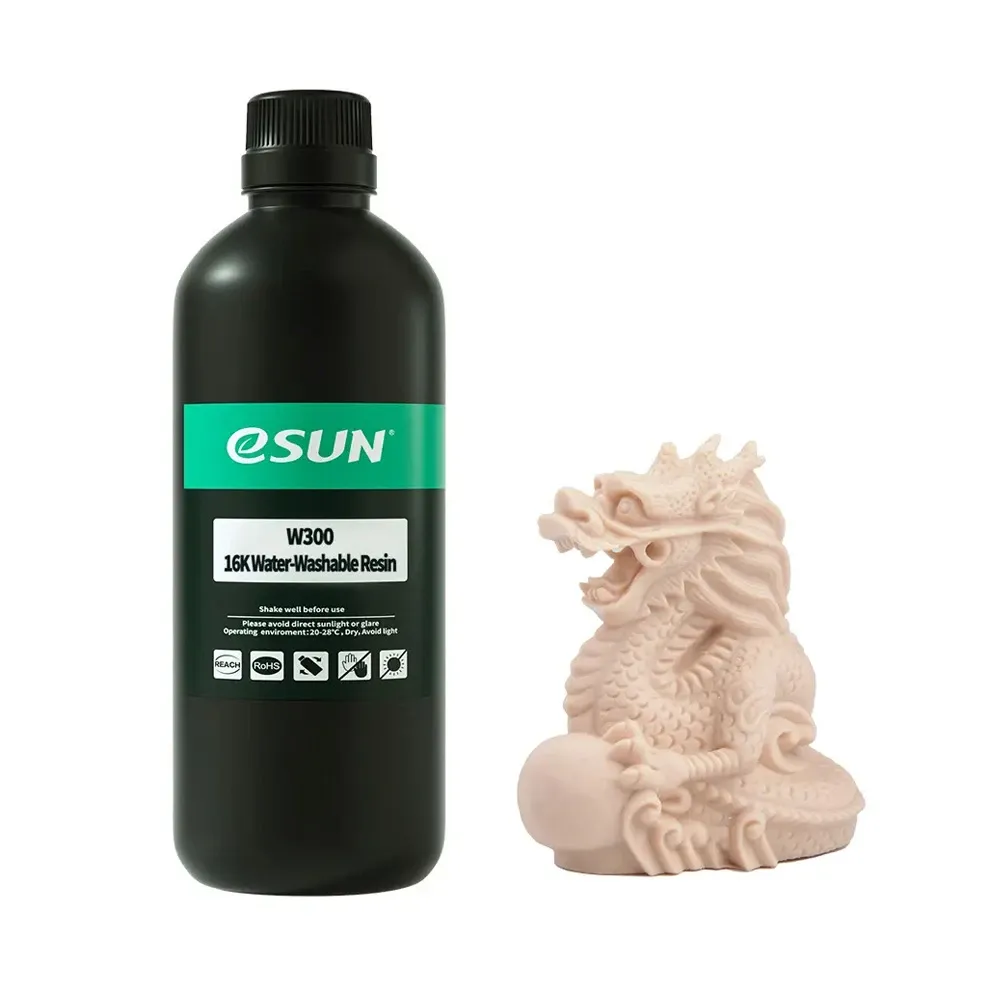 eSUN W300 16K Water-Washable Resin, Beige 1kg - Image 2