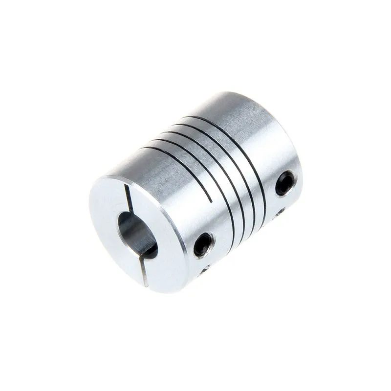 Flexible Shaft Coupling - 5x5mm Bore, 20x25mm OD - Image 2