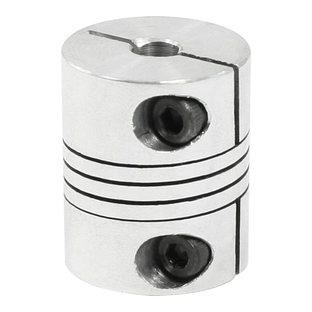 Flexible Shaft Coupling, OD 20mm x L 25mm, 5x8mm Bore - Image 3