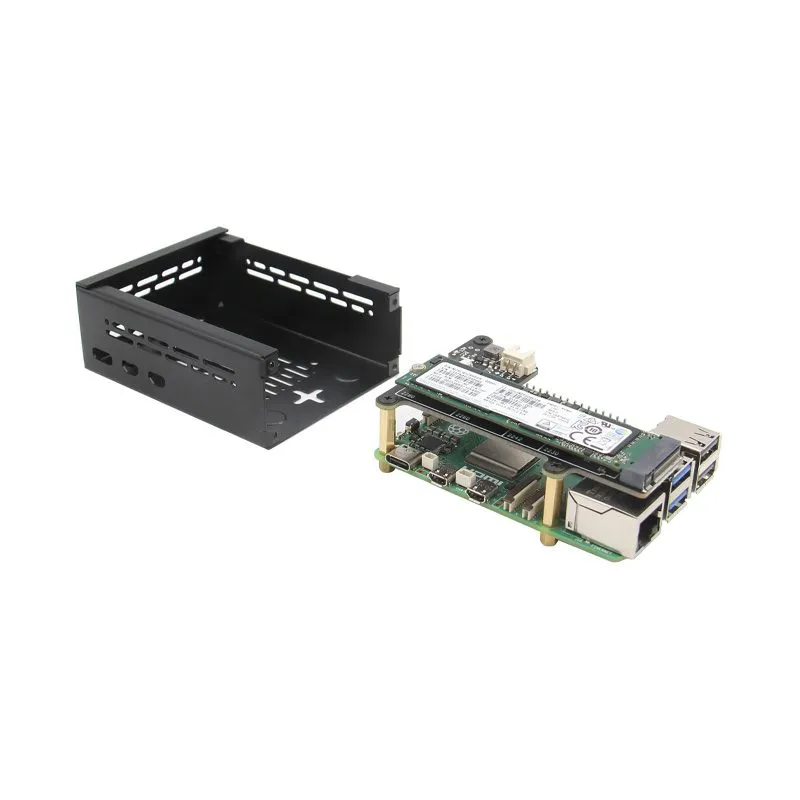 Geekworm P579 Raspberry Pi 5 PCIe NVMe Metal Case - Image 4
