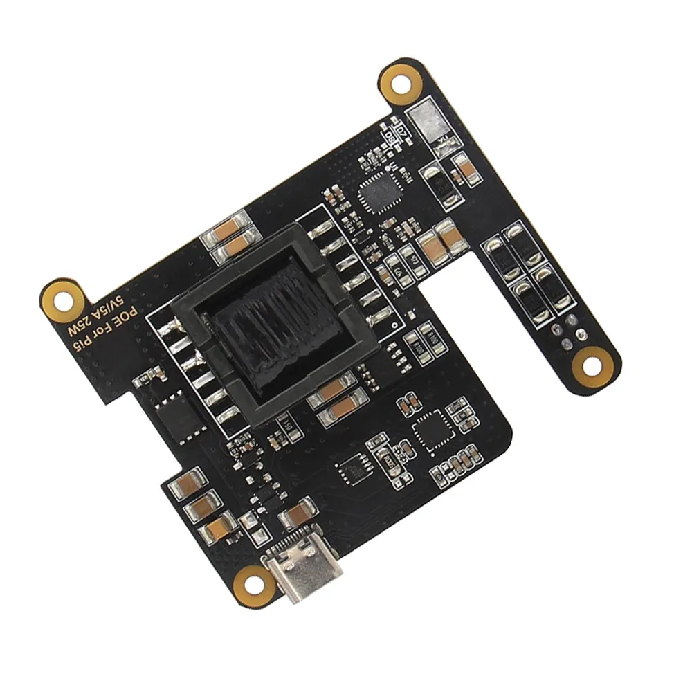 Geekworm Raspberry Pi 5 PoE HAT 802.3af/at (USB-C)