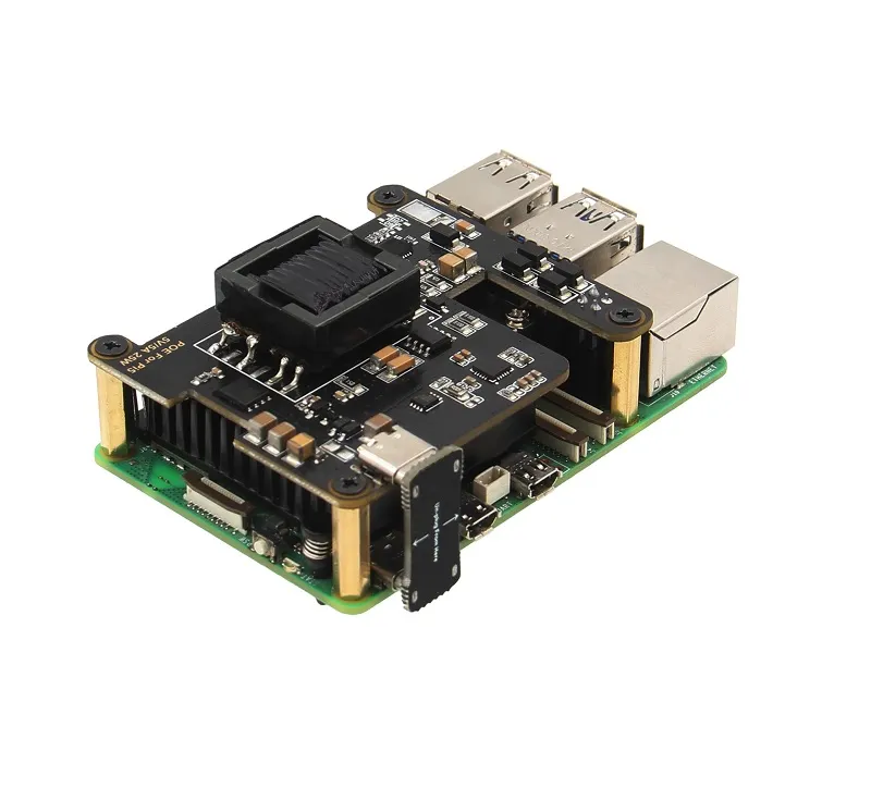 Geekworm Raspberry Pi 5 PoE HAT 802.3af/at (USB-C) - Image 3
