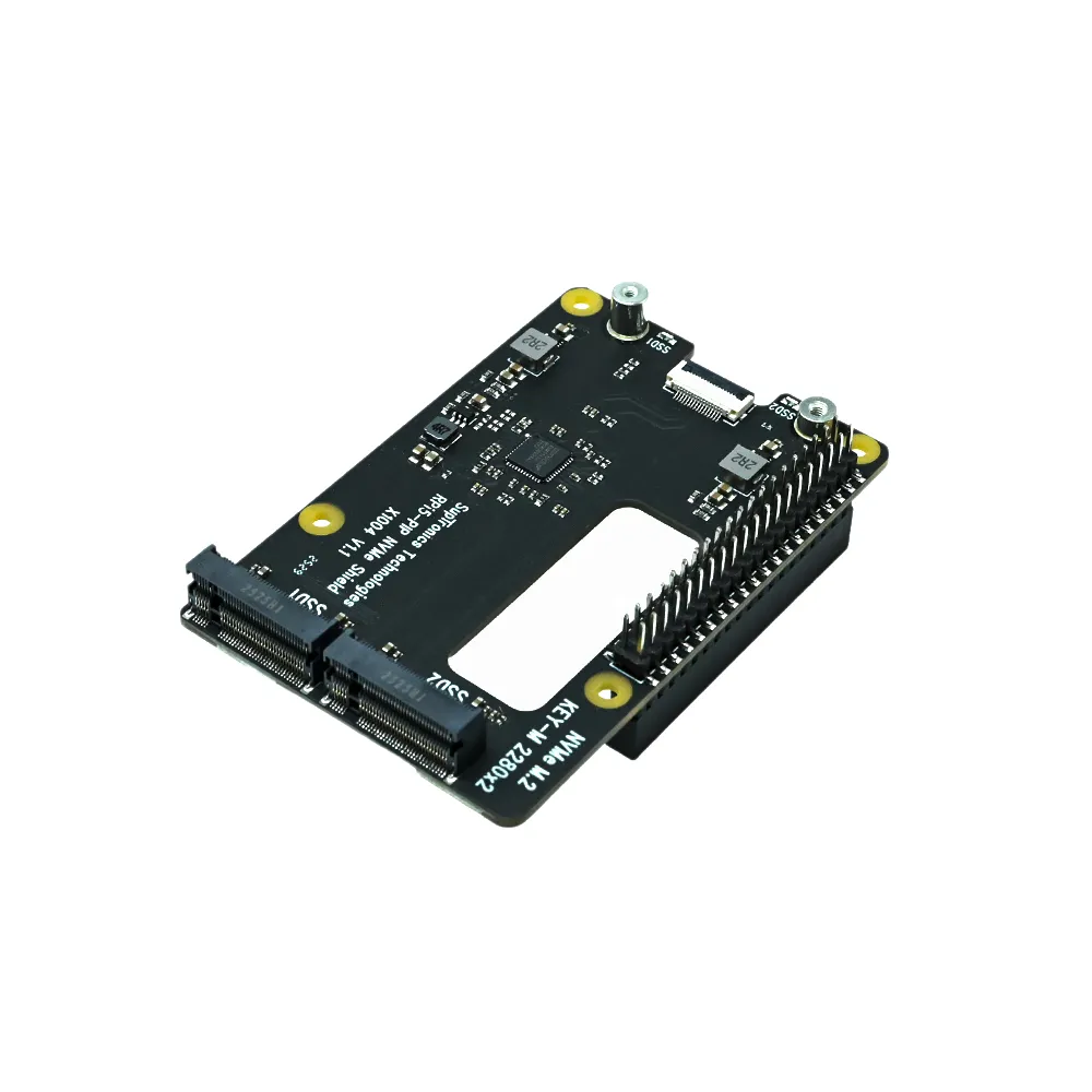 Geekworm X1004 Dual 2280 NVMe SSD Shield for Pi 5 - Image 3