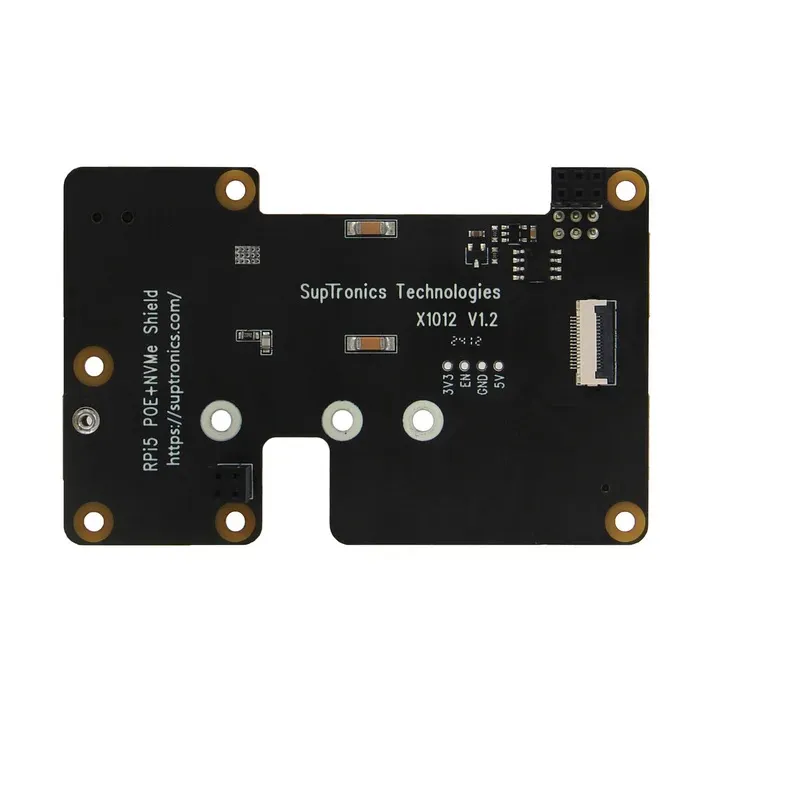 Geekworm X1012 PCIe NVMe+POE Shield for Raspberry Pi 5 - Image 2