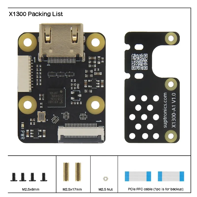 Geekworm X1300 HDMI to CSI-2 Shield for Raspberry Pi 5 - Image 2