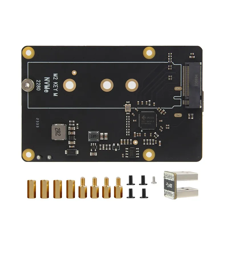 Geekworm X872 V2.0 NVMe SSD Expansion for Raspberry Pi 4 - Image 2