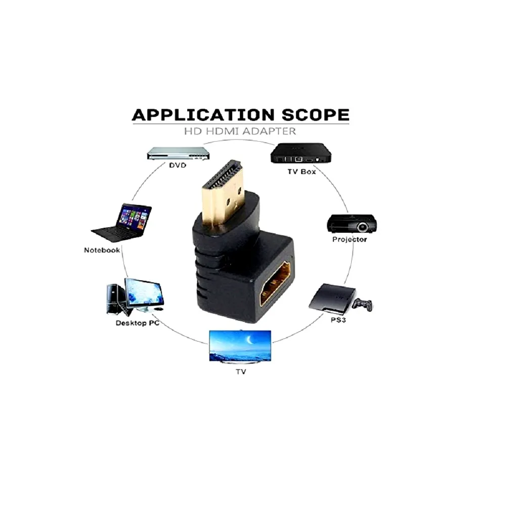 HDMI Right Angle Adapter F-M for Raspberry Pi 3 - Image 5