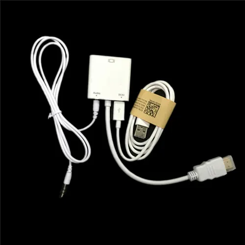 HDMI to VGA Adapter with AUX & USB Power Input - Image 2