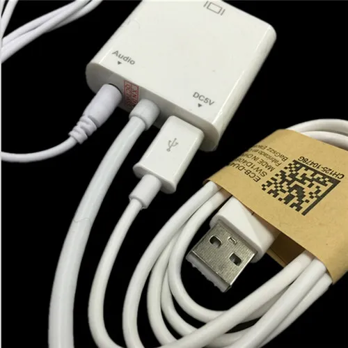 HDMI to VGA Adapter with AUX & USB Power Input - Image 3