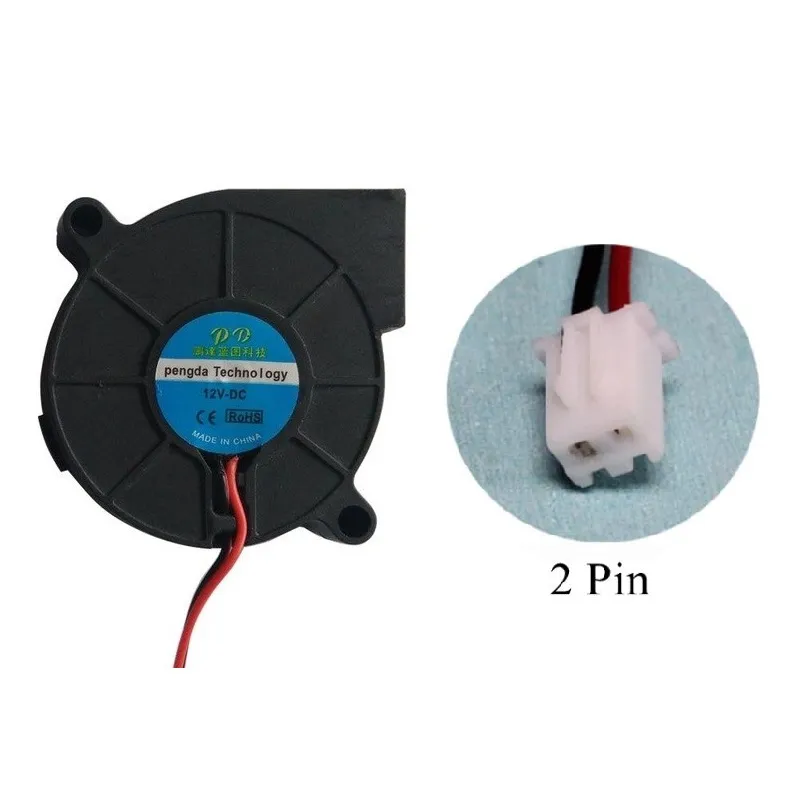 HE3D 5015 12V DC Vortex Turbo Cooling Fan - Image 3