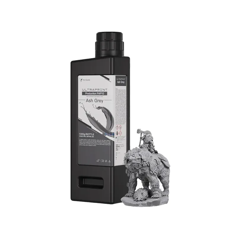 HeyGears UltraCraft PAP10 Production Resin Ash Grey 1000g - Image 2