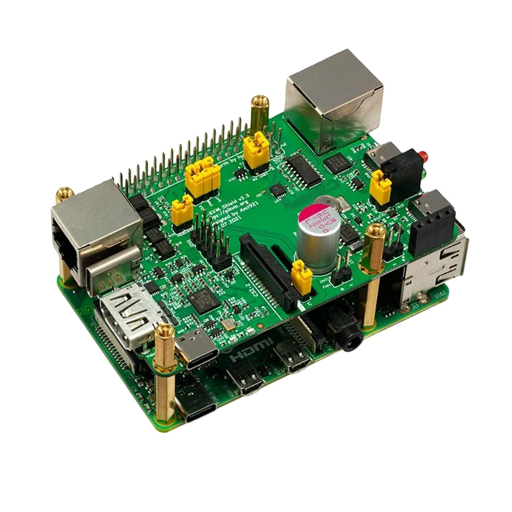 HiPi PiKVM v3 HAT for Raspberry Pi 4