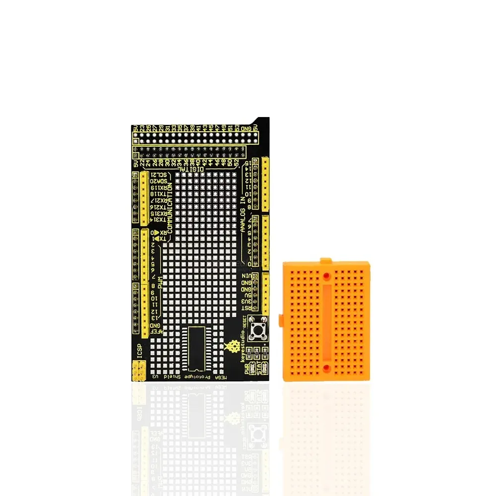 Keyestudio MEGA Protoshield V3 for Arduino + Breadboard - Image 3