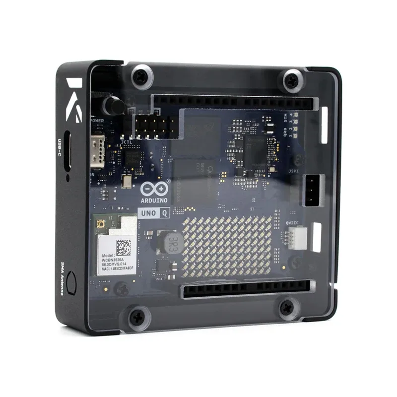 KKSB Cases Arduino Uno Q Case with Clear Polycarbonate Top - Image 2