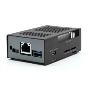 KKSB Cases Google Coral Dev Board Case - Black/Grey Aluminum