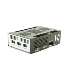 KKSB Cases LattePanda Alpha & Delta Aluminum Case - B/W