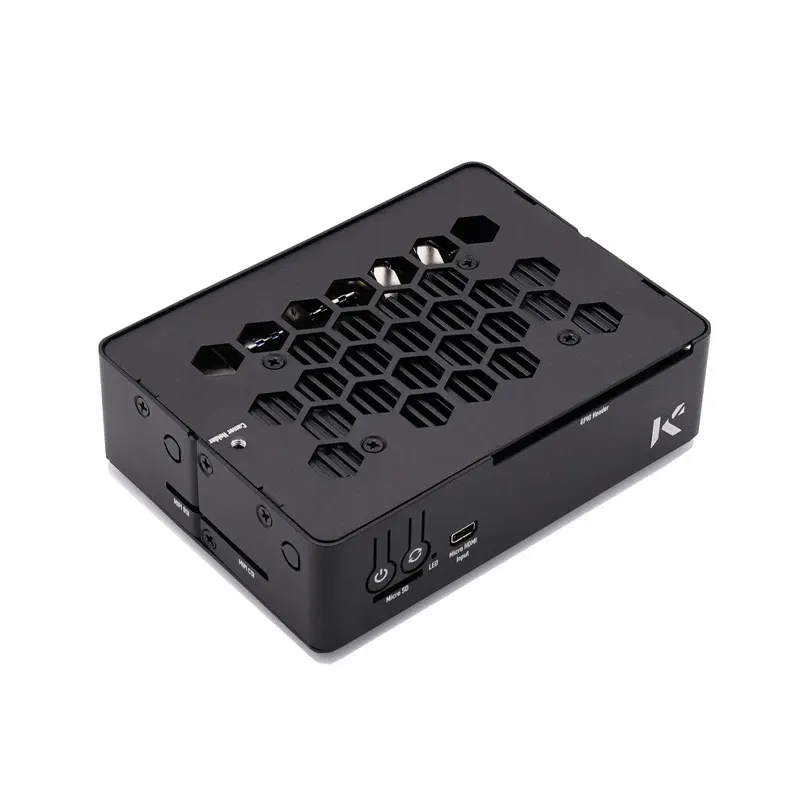 KKSB Cases ROCK 5B Black Aluminum Case w/ Heatsink