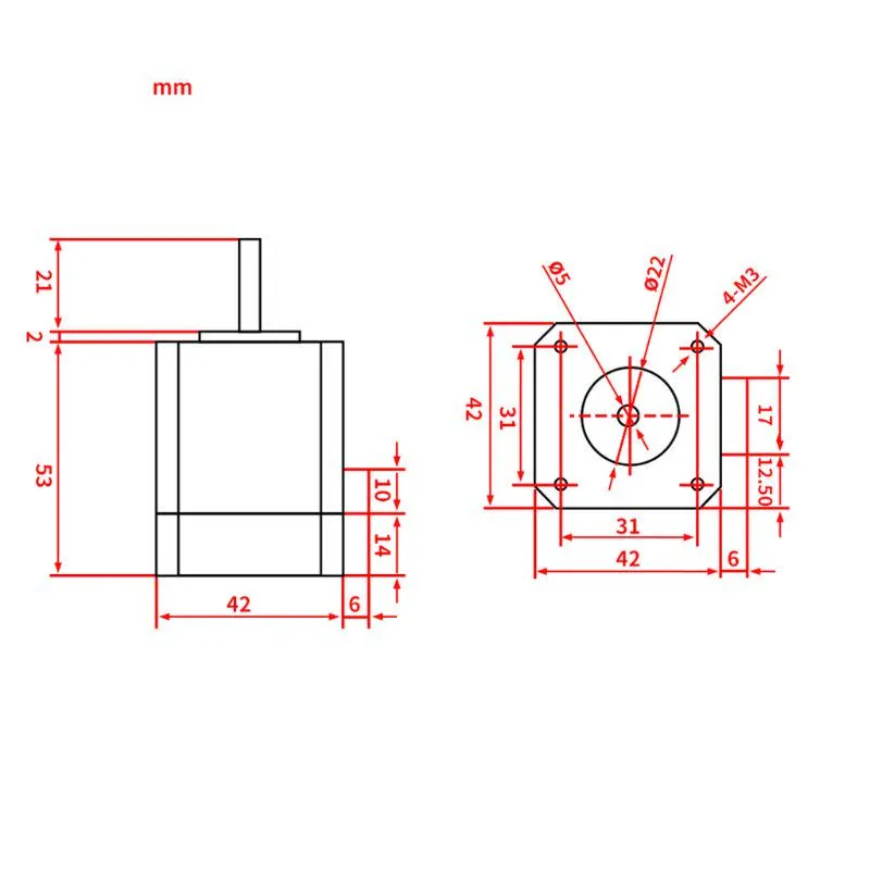 Makerbase MKS SERVO42 Closed-Loop Nema 17 Motor V1.1 - Image 5