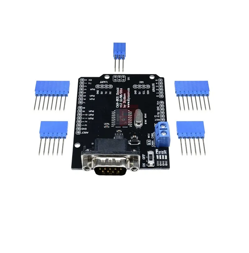 MCP2515 CAN Bus Shield Board w/ SPI & Sub-D Connector - Image 2
