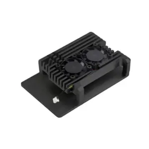 Metal Aluminum Case with Dual Fans for Raspberry Pi 5