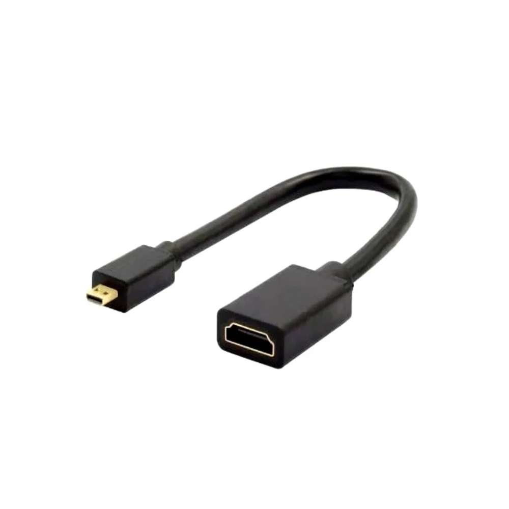 Micro HDMI to HDMI Cable - 10cm for Pi 4B/5
