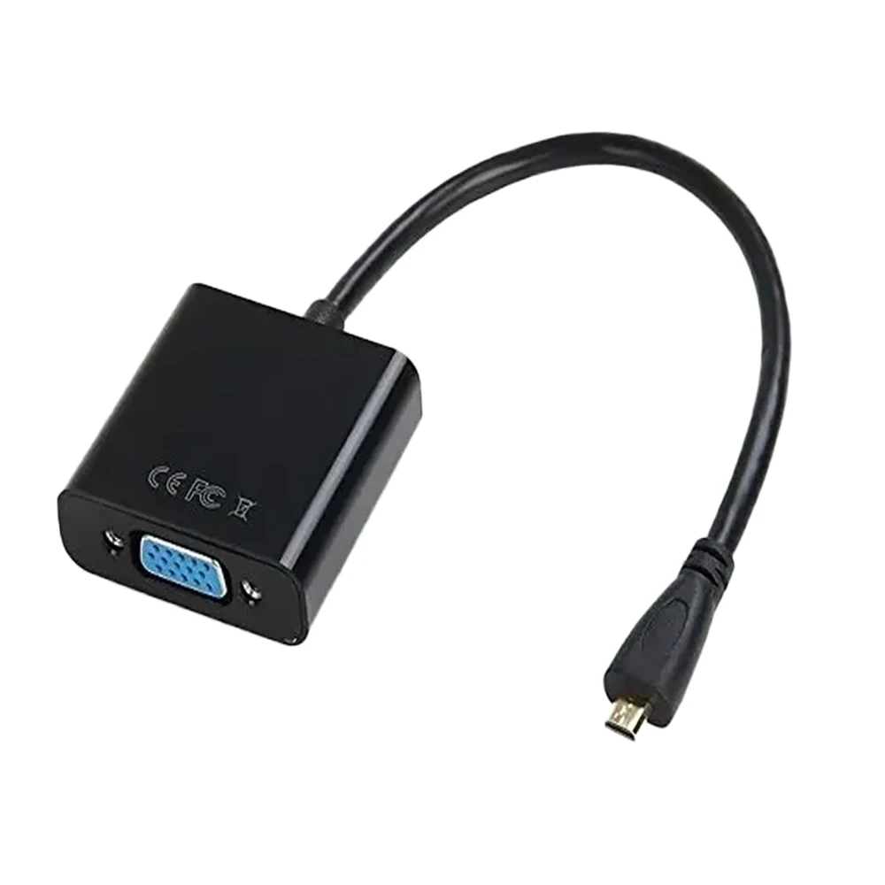Micro HDMI to VGA Converter Adapter w/ 15cm Cable