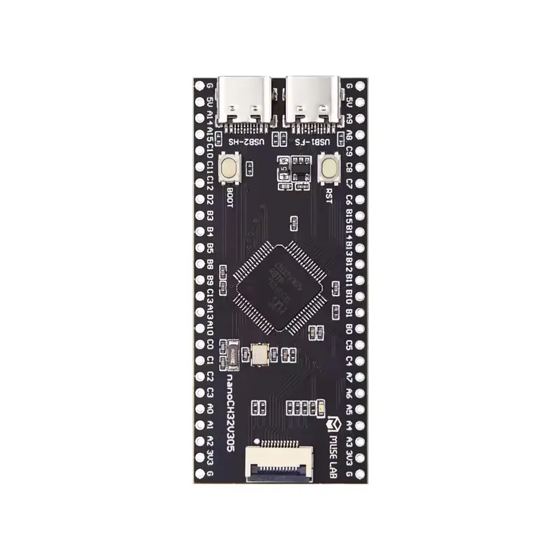 MuseLAB nanoCH32V305 RISC-V Dev Board w/ Dual Type-C, LCD - Image 2