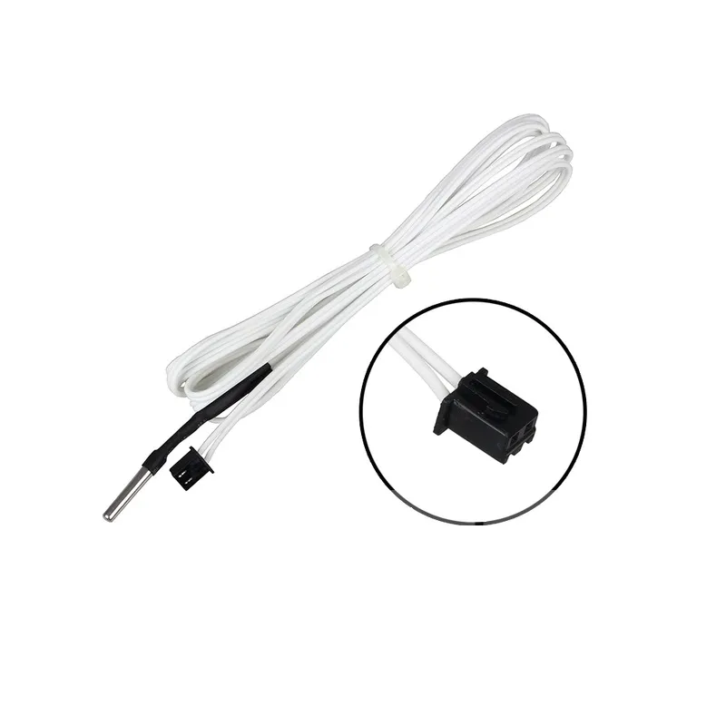 NTC 100K High-Temp Thermistor with 1M Cable for 3D Printers
