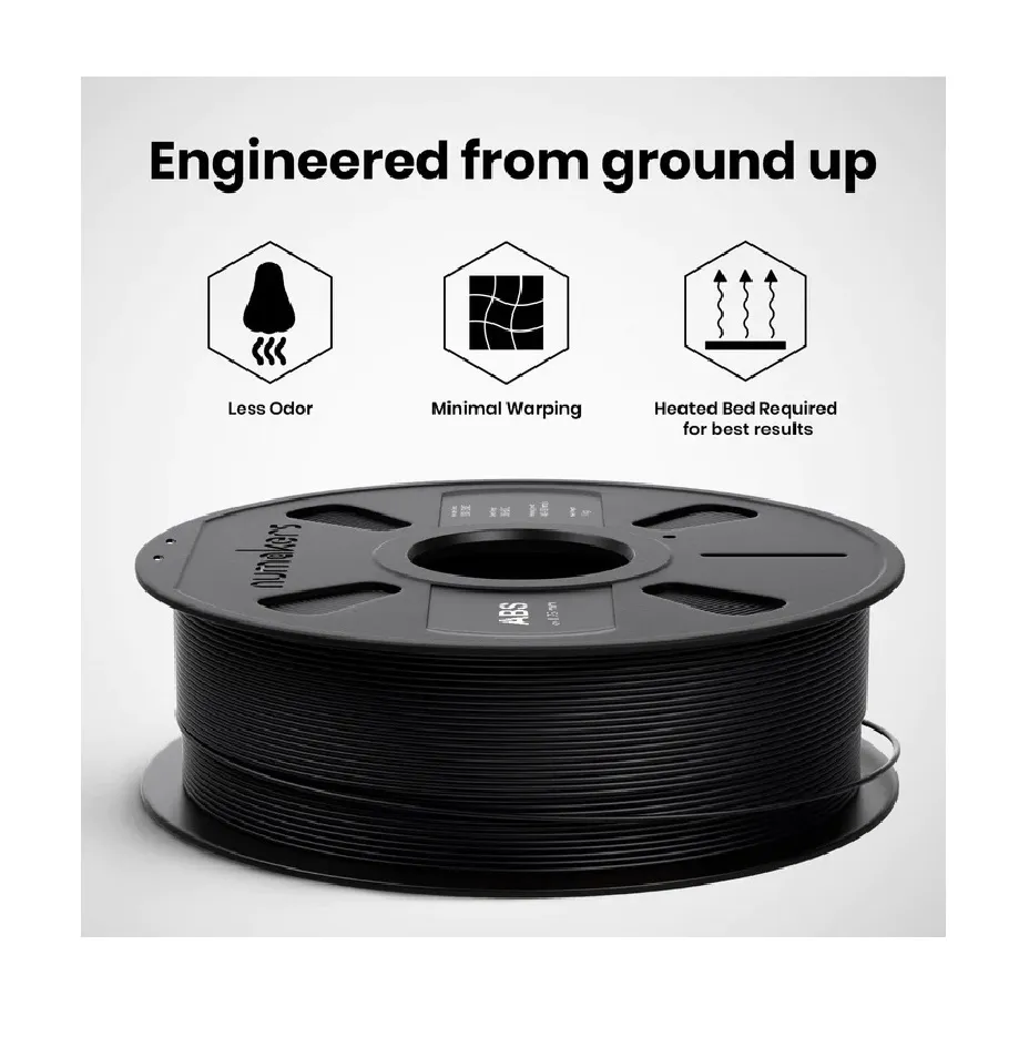 Numakers ABS Filament - Pitch Black (1.75mm/1kg) - Image 3