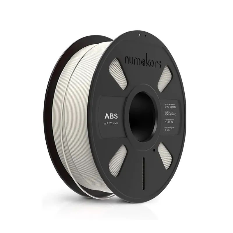 Numakers ABS Filament, Pure White, 1.75mm, 1kg