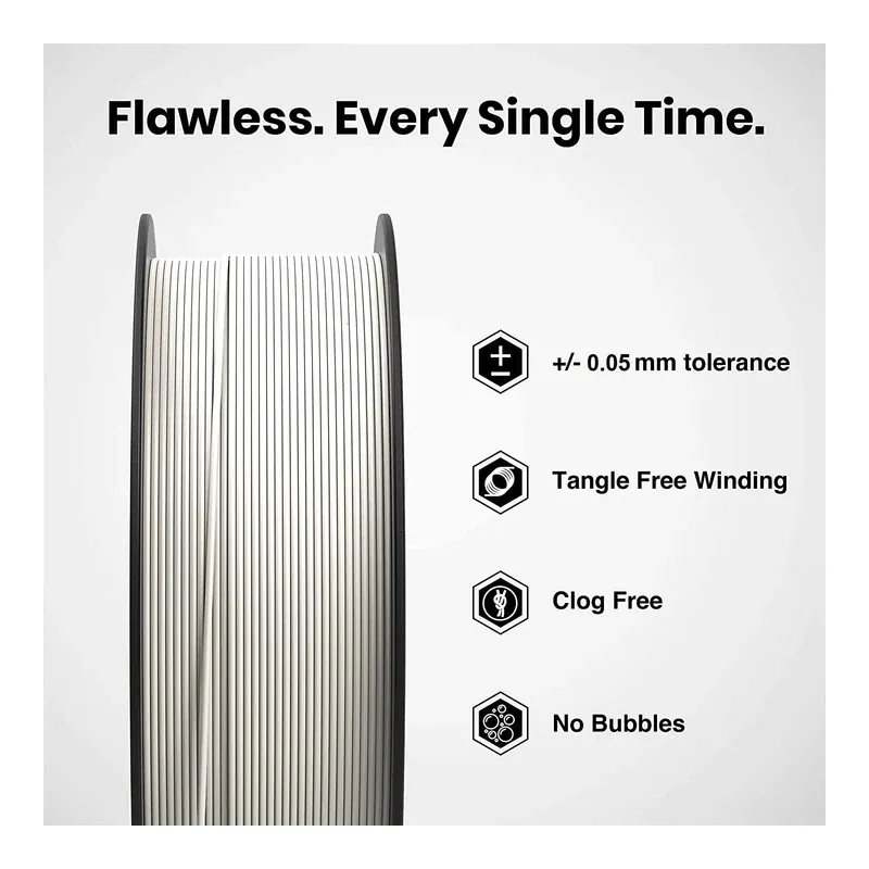 Numakers ABS Filament, Pure White, 1.75mm, 1kg - Image 2