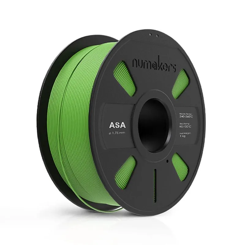 Numakers ASA Filament Grass Green 1.75mm 1kg