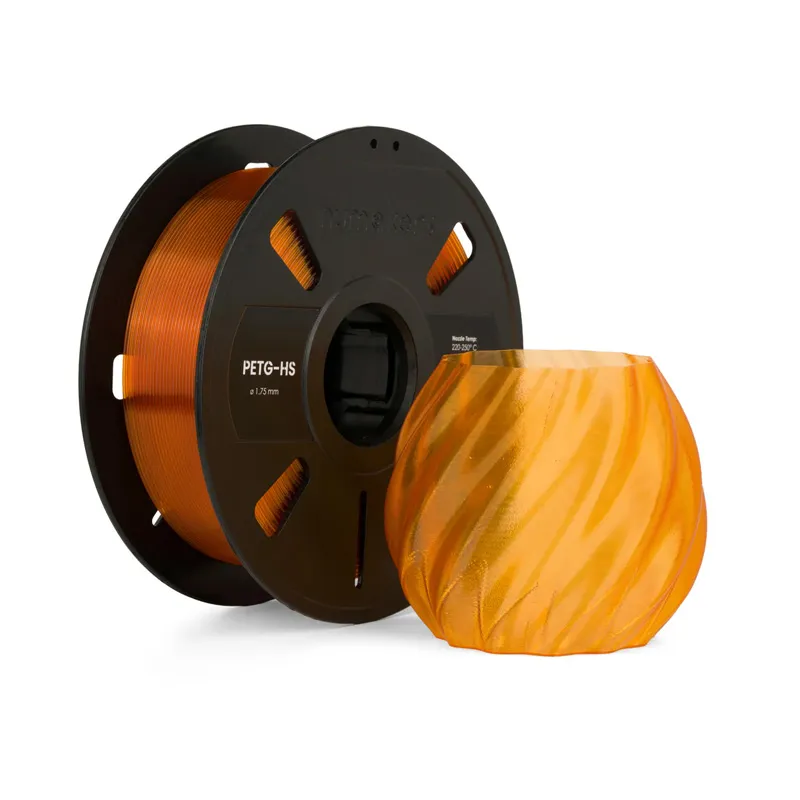 Numakers PETG-HS 1.75mm Translucent Orange Filament 1kg