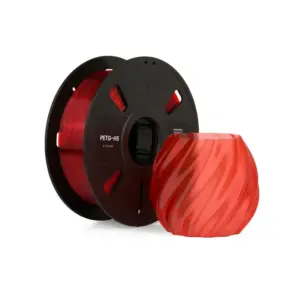 Numakers PETG-HS 1.75mm Translucent Red Filament 1kg