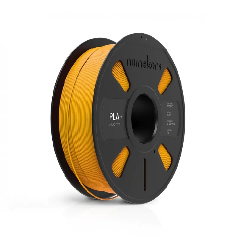Numakers PLA+ Filament, Lemon Yellow, 1.75mm 1kg
