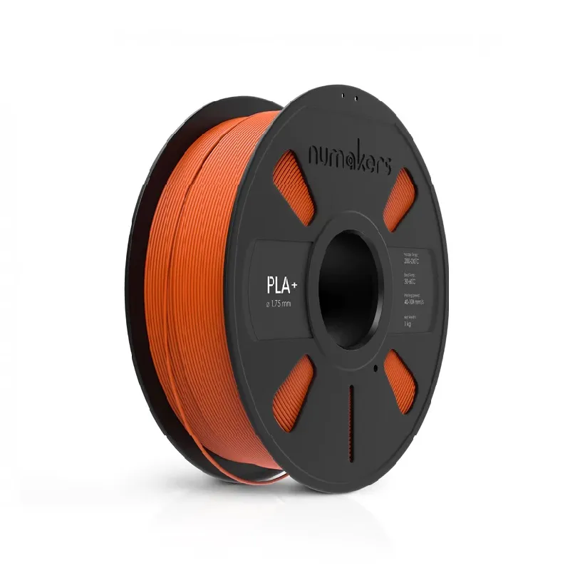 Numakers PLA+ Filament Outrageous Orange 1.75mm 1kg