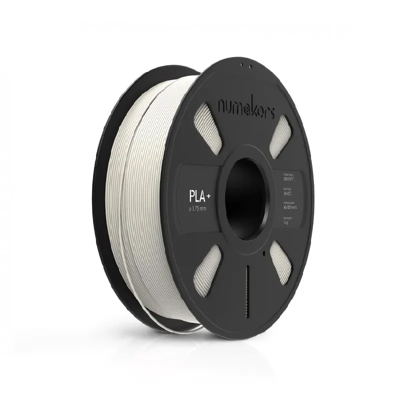 Numakers PLA+ Filament - Pure White (1.75mm, 1kg)