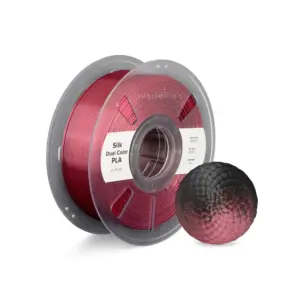 Numakers PLA Silk Dual Color Red-Black 1.75mm Filament 1kg