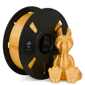 Numakers PLA Silk Filament - Gold, 1.75mm 1kg Spool