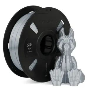 Numakers Silk PLA Filament - Silver (1.75mm, 1kg)