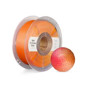 Numakers Tri-Color Silk PLA Filament - Red-Orange-Gold 1.75mm 1kg